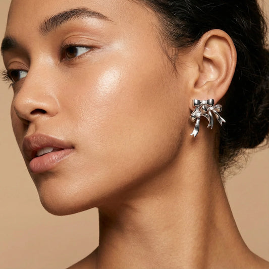 Crystal Bow Studs