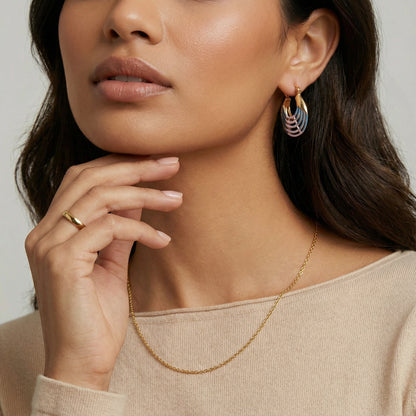 Sunrise Ripple Hoops