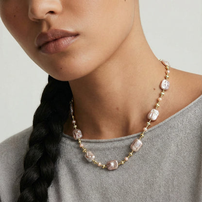 Iridescent Pearl Chain