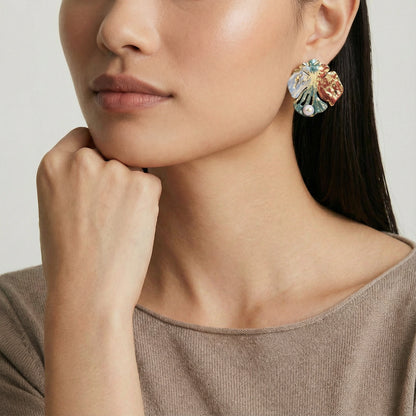 Monstera Muse Earrings